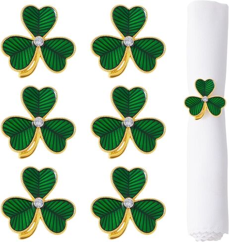 مجموعة من 12 حلقة منديل على شكل قلب عيد الحب - حلقات منديل معدنية لعيد الحب، قلب أحمر وذهبي مع حامل منديل سهم لعيد الحب وحفلات الزفاف وأعياد الميلاد وديكور طاولة الطعام in Kuwait