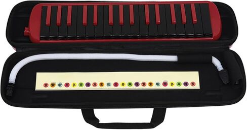 لوحة مفاتيح البيانو الهوائية لفصول الموسيقى في الهواء الطلق 32 مفتاحًا أداة الرياح ميلوديكا مع أنبوب طويل وحقيبة حمل لوحة مفاتيح البيانو الهوائية سوبرانو ميلوديكا in Kuwait