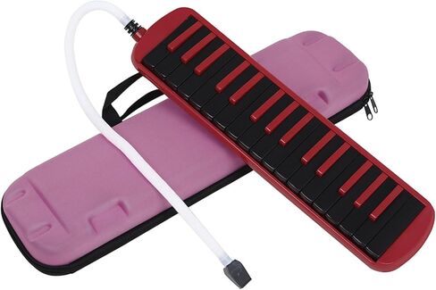 لوحة مفاتيح البيانو الهوائية لفصول الموسيقى في الهواء الطلق 32 مفتاحًا أداة الرياح ميلوديكا مع أنبوب طويل وحقيبة حمل لوحة مفاتيح البيانو الهوائية سوبرانو ميلوديكا in Kuwait