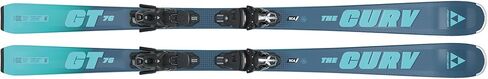 Fischer Women's The Curv GT 76 Snow Sports Versatile Maneuverable Responsive Alpine All Mountain Skis with RSW 10 GW Powerrail Brake 85 [G] Bindings Included in Saudi Arabia