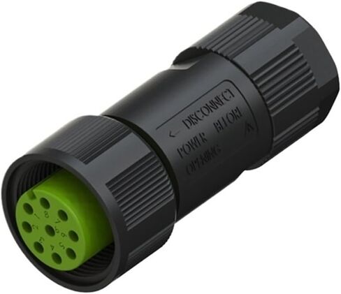 موصل مستشعر M16 مستقيم من خلال [9-core Female end] موصل مقاوم للماء IP68 خارجي كتلة طرفية مقاومة للماء in Kuwait