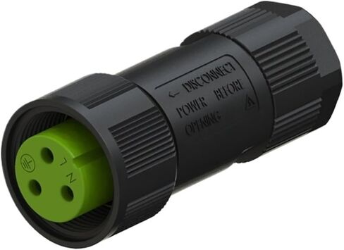 Straight-through round [3-core female] connector outdoor IP68 waterproof connector waterproof terminal block(EC03681-2024-AF) in Kuwait