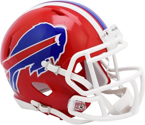 Buffalo Bills 1987 to 2001 Throwback Revolution Speed Mini Football Helmet - New in Riddell Box in Saudi Arabia