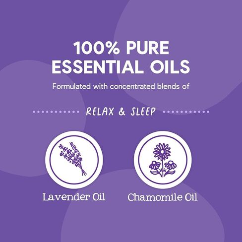 بخاخ زيت الكتان العطري للاسترخاء والنوم من أويلوجيك - 100% زيوت عطرية نقية تعزز النوم المريح والراحة والعافية - رذاذ عطري للفراش والوسائد والبطانيات والبيجامات والمزيد، 118 مل in Kuwait