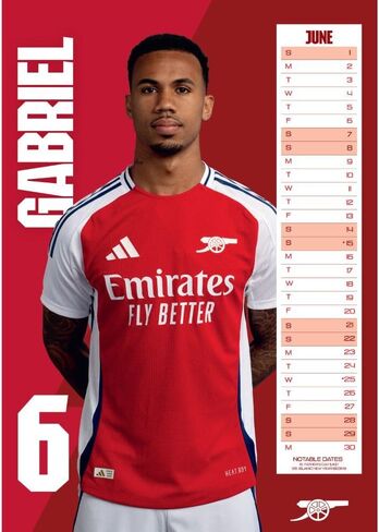 Arsenal 2025 Official Calendar in Saudi Arabia