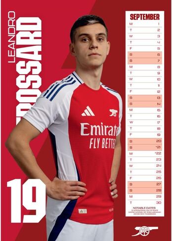 Arsenal 2025 Official Calendar in Saudi Arabia