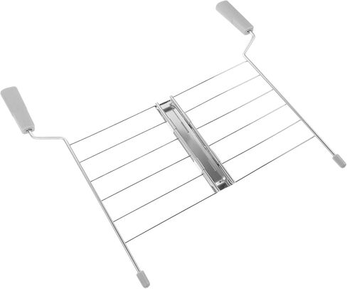 Healifty Toaster Warming Rack Stainless Steel Bread Rack Replacement Part 10.43X5.90X0.98In Compatible with Toast Machine Kitchen Griddle Warming for Bread and Sandwich Heating in Saudi Arabia