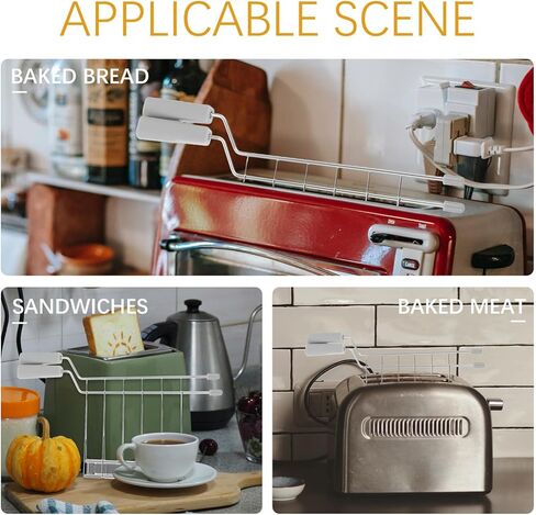 Healifty Toaster Warming Rack Stainless Steel Bread Rack Replacement Part 10.43X5.90X0.98In Compatible with Toast Machine Kitchen Griddle Warming for Bread and Sandwich Heating in Saudi Arabia