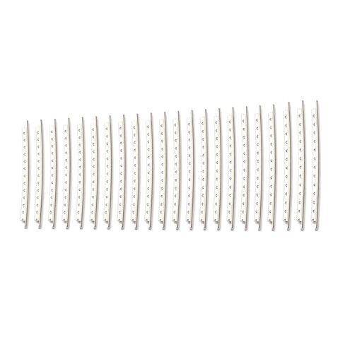 22Pcs Guitar Fret Wires 2.5mm 22 Frets Stainless Steel Fretwire Sets for Electric Bass Fingerboard Replacements Acoustic Replacement Strings in Saudi Arabia