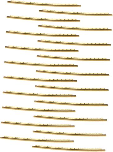 BESPORTBLE 20pcs Brass Guitar Fret Wires for Folk and Electric Guitars Fingerboard Fret Wires Easy to Install for Beginners and Pros in Saudi Arabia