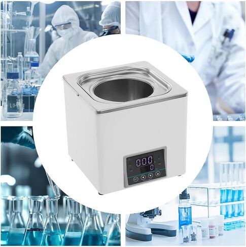 300w 3l Electric Water Bath Canner with Timer, Lab Thermostatic Heater, Anti-Dry Burning Sensor, Precision Heating for Laboratory Use, Reliable Water Bath Device in Kuwait