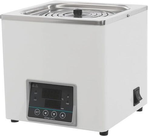 3l Digital Lab Water Bath Heater - Stainless Steel, Thermostatic Electric Heating Device, 300w, Ideal For Laboratory Experiments, Selectable Opening in Kuwait
