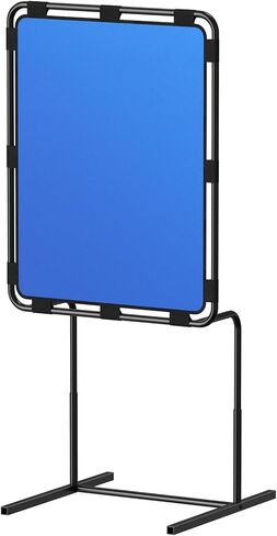 Baseball Strike Zone Target for Plastic Balls, Adjustable Height Pitching Training Strike Zone, Ideal for Balls Training Skills, Suitable for Outdoors Courtyard, Lawn, Blue + Black in Kuwait