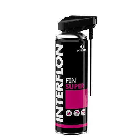 Interflon Fin Super Industrial Oil Lubricant Spray - Penetrating Dry Film Lubricating Oil - Teflon Free and PFAS Free- 300ml Aerosol Spray, Industrial Strength Chain Oil in Kuwait