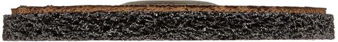 Norton Bear-Tex Rapid Strip Depressed Center Nonwoven Abrasive Wheel, Type 27, Fiber Backing, 7/8" Arbor, Silicon Carbide, 7" Diameter, Grit Extra Coarse (Pack of 10) in Saudi Arabia
