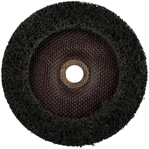 Norton Bear-Tex Rapid Strip Depressed Center Nonwoven Abrasive Wheel, Type 27, Fiber Backing, 7/8" Arbor, Silicon Carbide, 7" Diameter, Grit Extra Coarse (Pack of 10) in Saudi Arabia