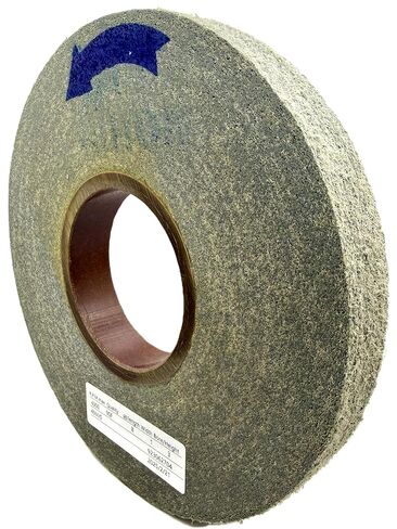EXL Deburring Wheel - 8" x 1" x 3" 9S Fine Grit - Silicon Carbide - Metal Deburring, Finishing and Polishing Wheel - Convolute - (1 Pack) in Kuwait