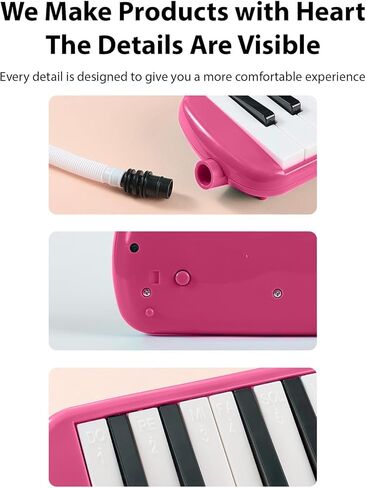 12 Key Melodica Instrument with Tube, Piano Keyboard Melodica, Portable Harmonica Keyboard Melodica Instrument for Beginners, Compact Melodica with Mouthpiece, C Major in Kuwait