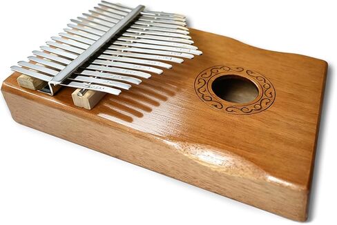 17 Key Kalimba Thumb Piano,Wood Mbira Mini Finger Piano Musical Instruments,Gift for Kids Adults Beginners. in Kuwait