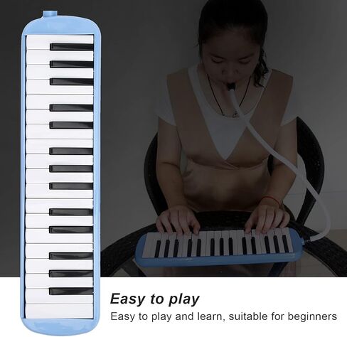 Acouto 32-Key Melodica Musical Instrument - ABS Wind Keyboard with Portable Design, Ideal for Beginner Music Learning in Kuwait