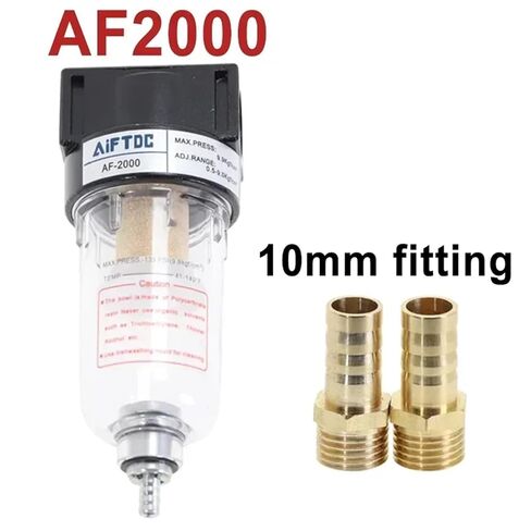 AF2000 1/4 معالج الهواء فاصل الزيت والماء مرشح النحاس مرشح مضخة الهواء مكون هوائي ضاغط الهواء (AF ث (BT10-02x2)) in Kuwait