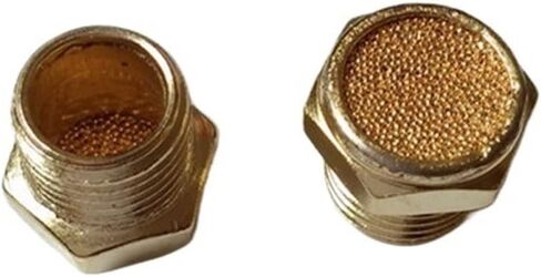 5 × هوائي 1/4 "PT ذكر مرشح الموضوع امتصاص الضوضاء العادم كاتم الصوت الخمار in Kuwait