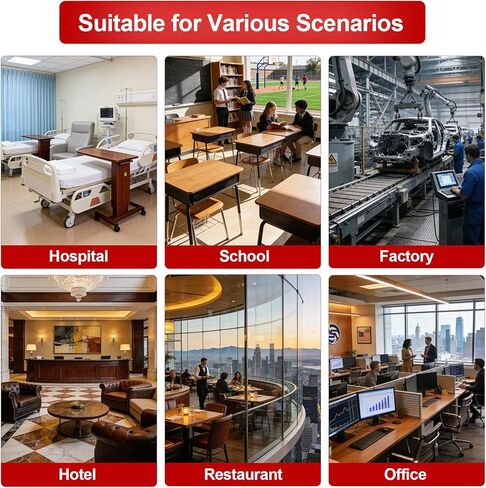 قفل باب شريط الدفع مع 6 مفاتيح، أجهزة باب خروج الطوارئ مقاس 31 بوصة مع مقبض، جهاز خروج الذعر بشريط الدفع التجاري من الألومنيوم يناسب الأبواب الخشبية والمعدنية مقاس 31 بوصة - 47 بوصة، متوافق مع اليسار/اليمين in Kuwait