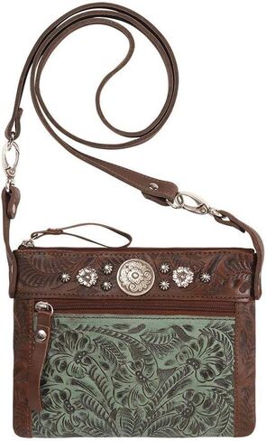 American West Leather Trail Rider Crossbody Purse, Hip Bag for Women with Detachable Strap in Saudi Arabia