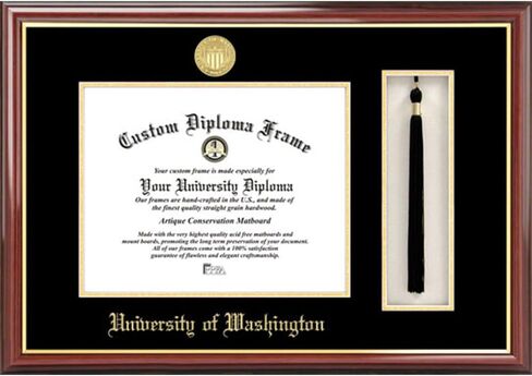 Campus Images University of Washington Tassel Box and Diploma Frame in Saudi Arabia