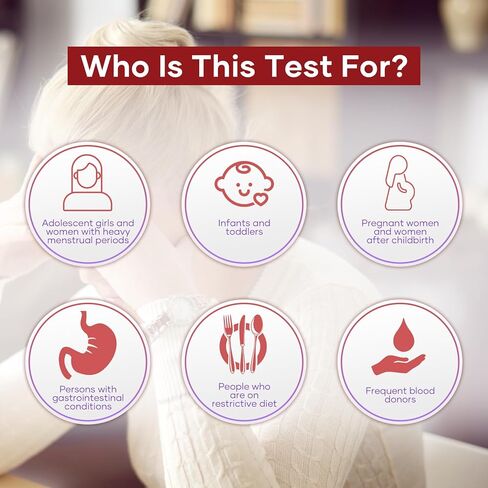 مجموعات اختبار نقص الحديد: عبوتان تظهر نتيجة اختبار مستوى الحديد خلال 15 دقيقة (2) in Kuwait