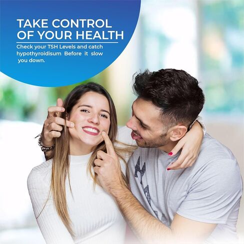 Thyroid Test kit at Home (2 Test) with Live Support - TSH underactive Thyroid Testing kit - Quick, Easy and Reliable at Home Test for Monitoring Thyroid Health in Saudi Arabia