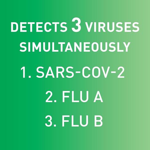 McKesson Consult COVID-19/Flu A&B Antigen At-Home Test Kit (20 Tests) - Easy Self-Test with Rapid Results in 15 Minutes, OTC Nasal Swab, Ages 2+ (10 Boxes, 2 Tests per Box) in Saudi Arabia