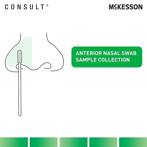 McKesson Consult COVID-19/Flu A&B Antigen At-Home Test Kit (20 Tests) - Easy Self-Test with Rapid Results in 15 Minutes, OTC Nasal Swab, Ages 2+ (10 Boxes, 2 Tests per Box) in Saudi Arabia