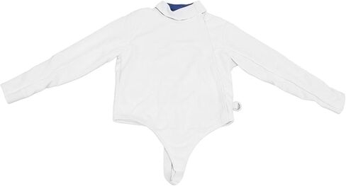 سترة سياج مع خط عنق قابل للتعديل، قماش سميك، CE350N للتدريب والمنافسة، مادة داخلية ماصة للعرق قابلة للتنفس (46) in Kuwait