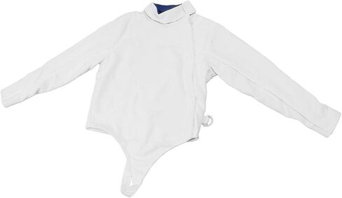 سترة سياج مع خط عنق قابل للتعديل، قماش سميك، CE350N للتدريب والمنافسة، مادة داخلية ماصة للعرق قابلة للتنفس (46) in Kuwait