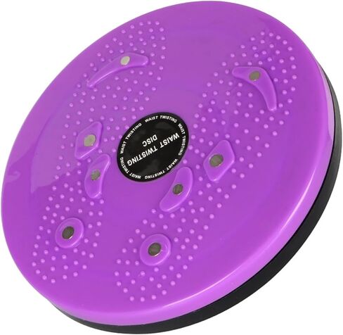 قرص لف الخصر لنحت الجسم مع 8 مغناطيسات - لوح توازن دوار مقاس 9.8 بوصة، ثابت وسهل الاستخدام للمبتدئين وعشاق اللياقة البدنية المتقدمين in Kuwait