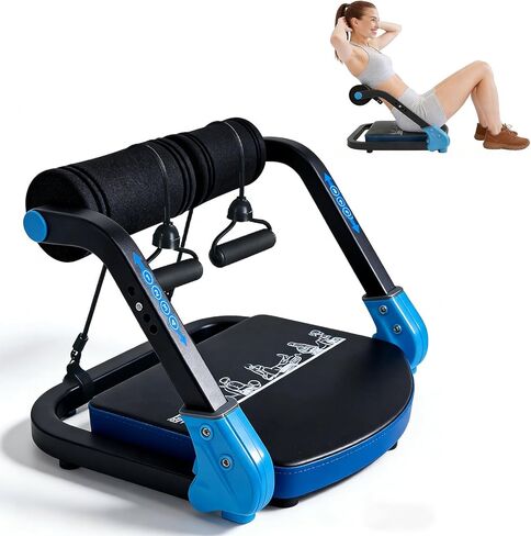 جهاز تمارين البطن، معدات تمارين الجلوس مع 3 مقاومة قابلة للتعديل، معدات اللياقة البدنية لجميع الأعمار، مدرب عضلات البطن، جهاز تمارين البطن القابل للطي لصالة الألعاب الرياضية المنزلية in Kuwait