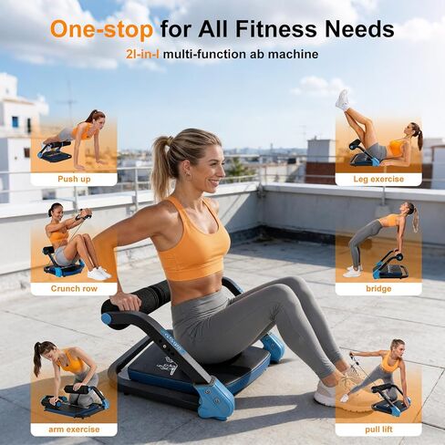 جهاز تمارين البطن، معدات تمارين الجلوس مع 3 مقاومة قابلة للتعديل، معدات اللياقة البدنية لجميع الأعمار، مدرب عضلات البطن، جهاز تمارين البطن القابل للطي لصالة الألعاب الرياضية المنزلية in Kuwait