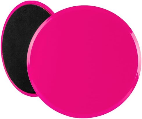 Gliding Discs Core Sliders 2 Pack – Versatile for Carpet & Hard Floors, Ultimate Core Training & Full Body Exercise, Easy - to - Carry Fitness Gear for Home & Travel – Red in Saudi Arabia