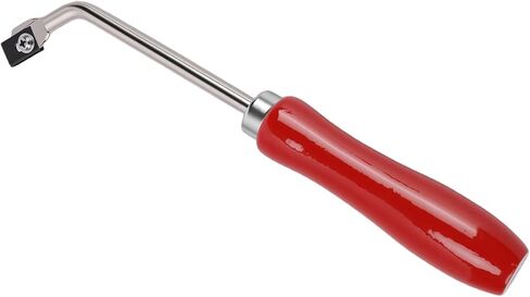 Hilitand Floor Groover, Sturdy Steel Slotting Cutter with 3 Spare Blades for PVC Plastic Floor Installation, Red Beech Handle in Saudi Arabia