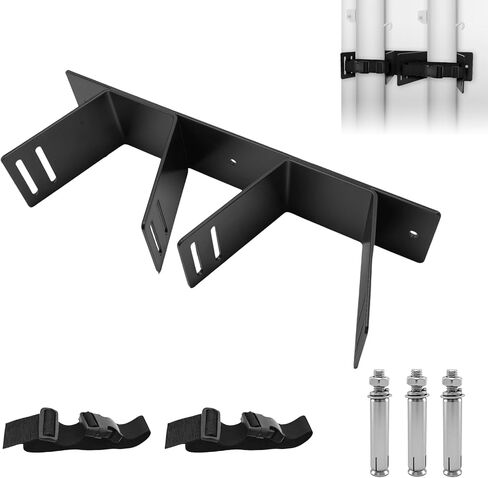 Volleyball Holder Wall Mount, Vertical Pole Holder for Volleyball Poles, Space-Saving Volleyball Accessories for Volleyball Room Decor in Saudi Arabia