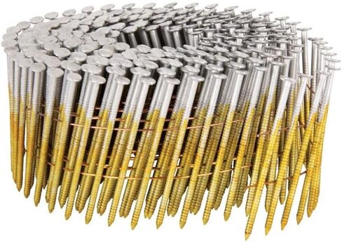16 deg 2.25 x 0.09 in. Angled Coil Siding Nails Ring Shank - Pack of 900 in Saudi Arabia
