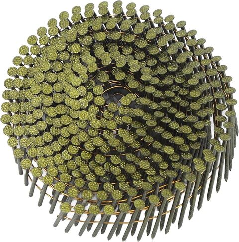 40 Rolls Coil Nail 16000 Counts 15 Degree Round Head Ring Shank Siding Nails Steel Wire Roofing Nails 2.1x38mm in Saudi Arabia
