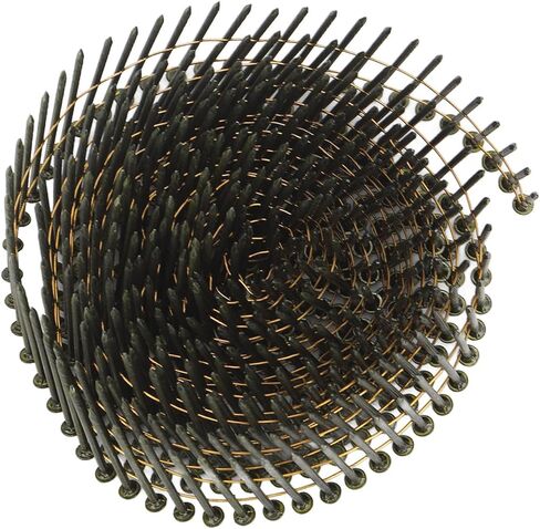 40 Rolls Coil Nail 16000 Counts 15 Degree Round Head Ring Shank Siding Nails Steel Wire Roofing Nails 2.1x38mm in Saudi Arabia