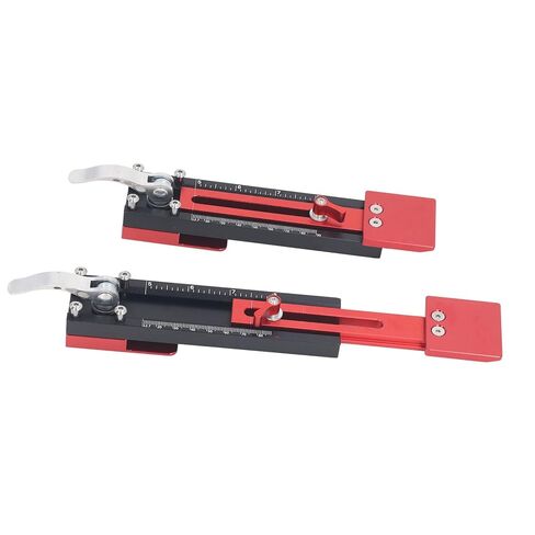 Aluminum Alloy Sliding Gauge Mounting Tool for Fiber Cement Wall Panels, 360° Rotating Locking Clamp, 2 Measuring Tools, Portable, Rustproof in Saudi Arabia