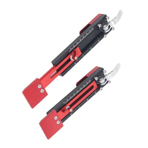 Aluminum Alloy Sliding Gauge Mounting Tool for Fiber Cement Wall Panels, 360° Rotating Locking Clamp, 2 Measuring Tools, Portable, Rustproof in Saudi Arabia