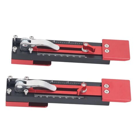 Aluminum Alloy Sliding Gauge Mounting Tool for Fiber Cement Wall Panels, 360° Rotating Locking Clamp, 2 Measuring Tools, Portable, Rustproof in Saudi Arabia