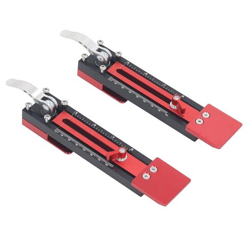 Aluminum Alloy Sliding Gauge Mounting Tool for Fiber Cement Wall Panels, 360° Rotating Locking Clamp, 2 Measuring Tools, Portable, Rustproof in Saudi Arabia