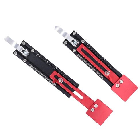 Aluminum Alloy Sliding Gauge Mounting Tool for Fiber Cement Wall Panels, 360° Rotating Locking Clamp, 2 Measuring Tools, Portable, Rustproof in Saudi Arabia
