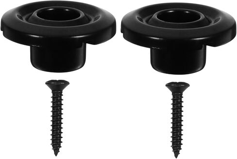 قطعتان من أدلة التجنيب لسلسلة الجهير الأسود تناسب الأشجار المعدنية للملحقات الأساسية للموسيقيين تتضمن براغي تثبيت وتصميم أنيق in Kuwait